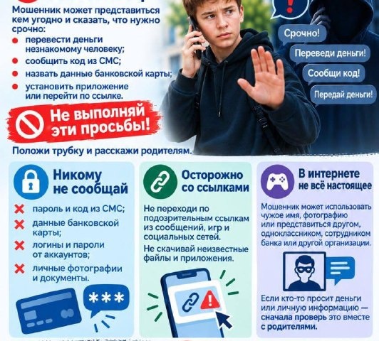 ПАМЯТКА ДЛЯ ДЕТЕЙ